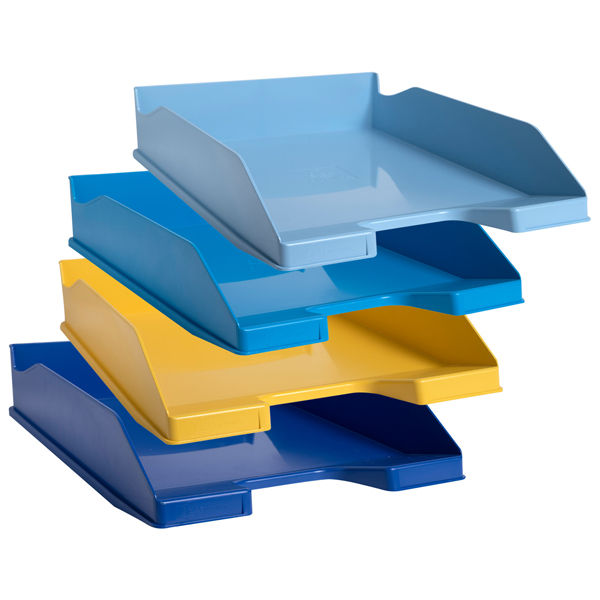 Set 4 vaschette portacorrispondenza Combo Midi Bee Blue - colori assortiti - immagine principale