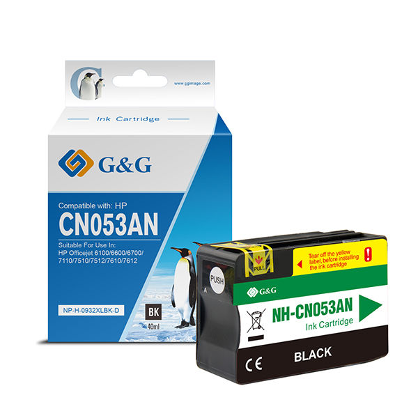 G&G - Cartuccia ink Compatibile per HP 933 - Nero - immagine principale