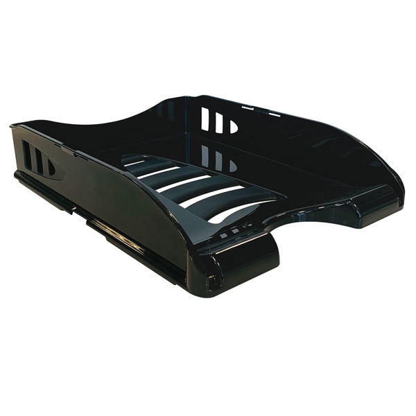 Vaschetta portacorrispondenza Sunrise - 33,5 x 25,4 x 7 cm - nero - Arda - immagine principale