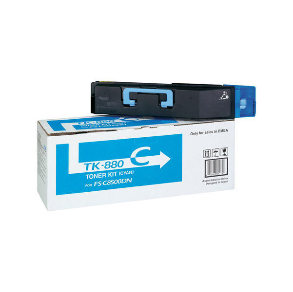 Kyocera - Toner - Ciano - TK-880C - 1T02KACNL0 - 18.000 pag - immagine principale