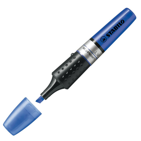 Evidenziatore Stabilo Luminator - punta a scalpello - tratto da 2 - 5 mm - blu - immagine principale
