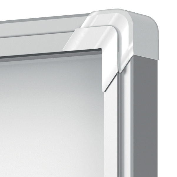 Miniatura: Bacheca per interni - fondo magnetico bianco - 4 fogli A4 - verticale - Nobo - immagine 4
