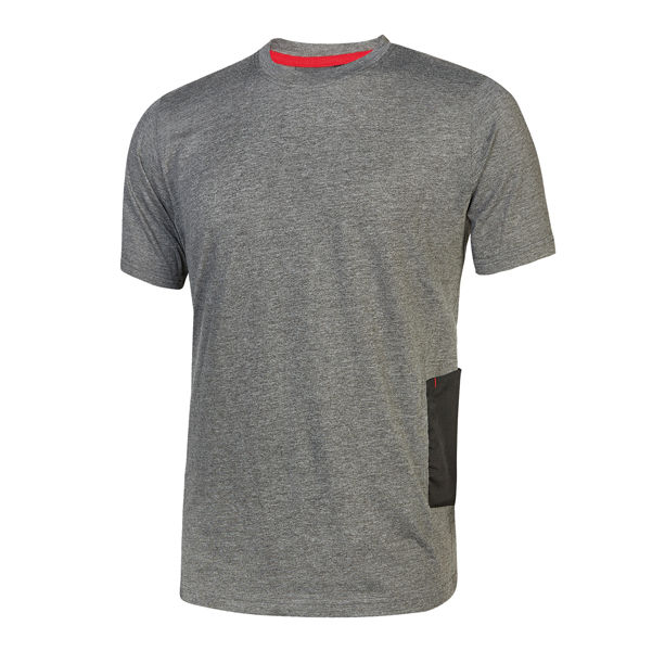Magliette a maniche corte Road - taglia XXL - grigio scuro - U-Power - conf. 3 - immagine principale