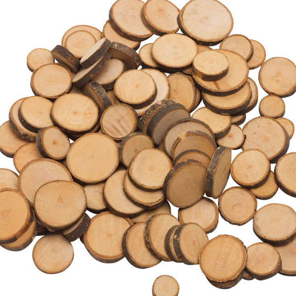 Miniatura: Fettine di legno naturale - CWR - conf. 100 pezzi - immagine 5