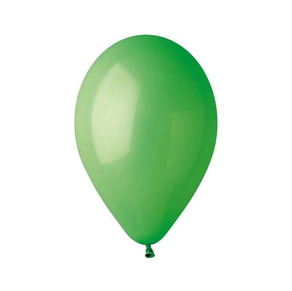 Palloncino - diametro 30 cm - lattice - verde - Big Party - conf. 16 pezzi - immagine principale