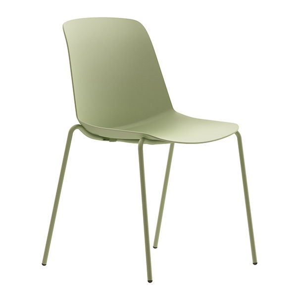 Seduta attesa Luna - 4 gambe - verde - Unisit - immagine principale
