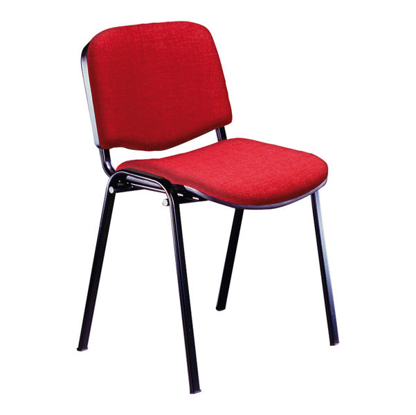 Seduta attesa Dado D5S - senza braccioli - ignifuga - rosso - Unisit - immagine principale