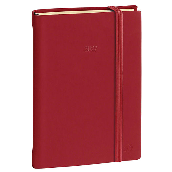 Agenda settimanale Ministro Prestige 2027 - 16 x 24 cm - silk bordeaux - Quo - immagine principale