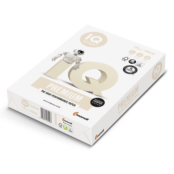 Carta IQ Premium - A4 - 100 gr - bianco - Mondi - conf. 500 fogli - immagine principale