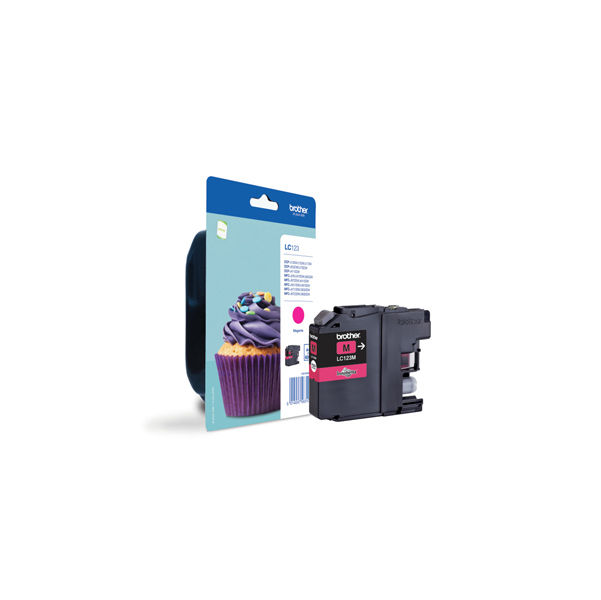 Brother - Cartuccia - Magenta - LC123MBP - 600 pag - immagine principale