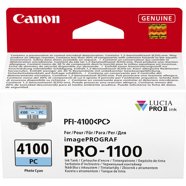 Canon - Cartuccia PFI-4100 - Ciano Photo - 6781C001 - immagine principale