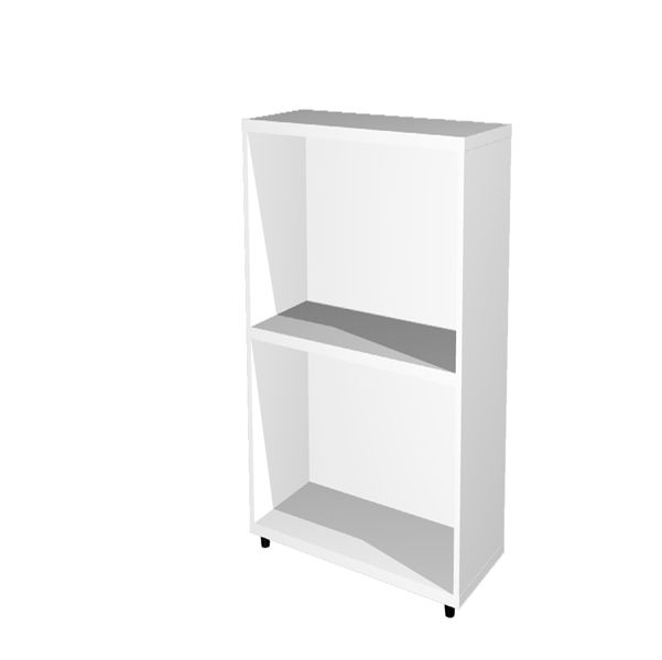 Libreria modulare bassa - a giorno - 40 x 32 x 81,5 cm - bianco - immagine principale