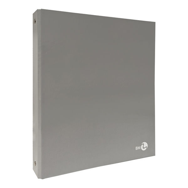 Raccoglitore ad anelli - 27 x 32 cm - Ø 30 mm - grigio chiaro - BM - immagine principale