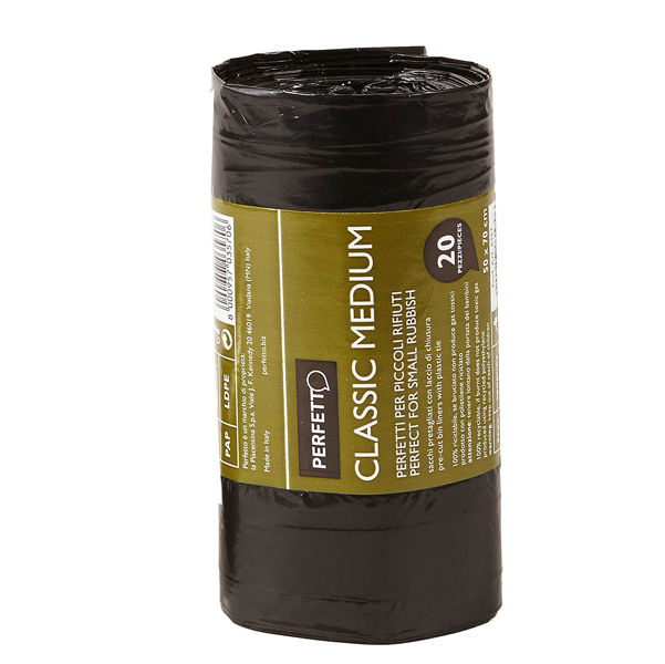 Sacchi per rifiuti Classic Small - 55x70 cm - 45 L - 10 micron - nero - immagine principale