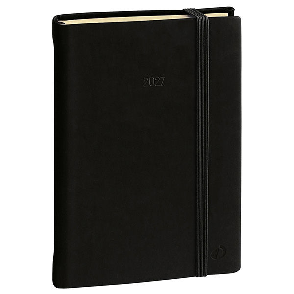 Agenda settimanale Affari Prestige ML 2027 - 10 x 15 cm - silk nero - Quo Vadis - immagine principale