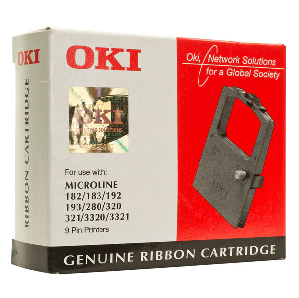 Oki - Nastro - Nero - ml182/92/93 280 320/1 3320/1 ml183 - 09002303 - 3.000.000 - immagine principale