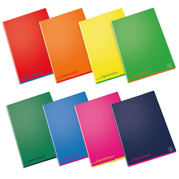 Maxiquaderno Pigna Colours - A4 - 1 rigo - 42 fogli - 80 gr - Pigna - immagine principale