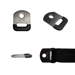 Flat Endplate with coated edge for added wear protection. 0.505" Bolt Hole.