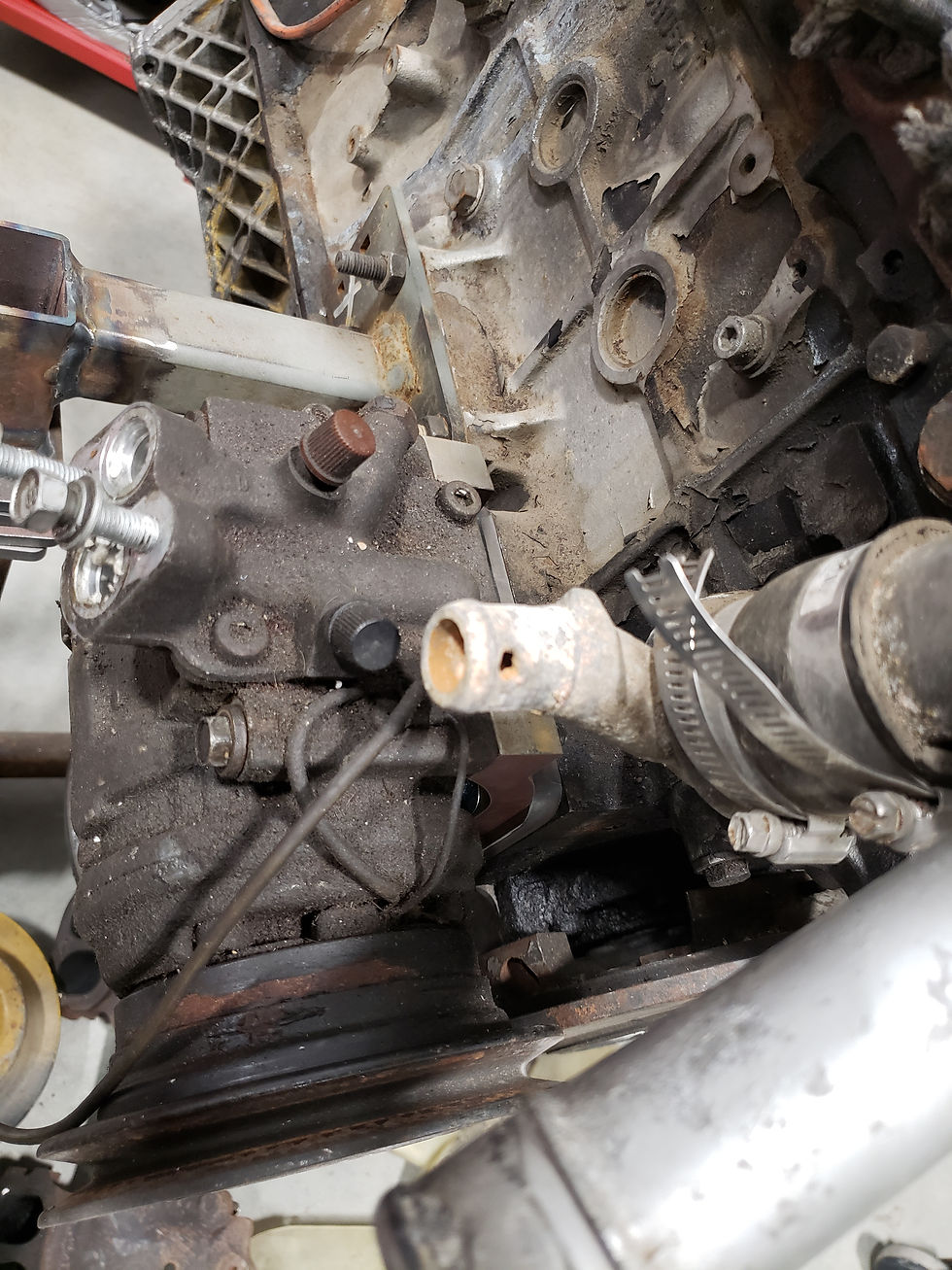 Thumbnail: OM617 A/C Bracket for Toyota Compressor (4Runner/Tacoma 96-04)