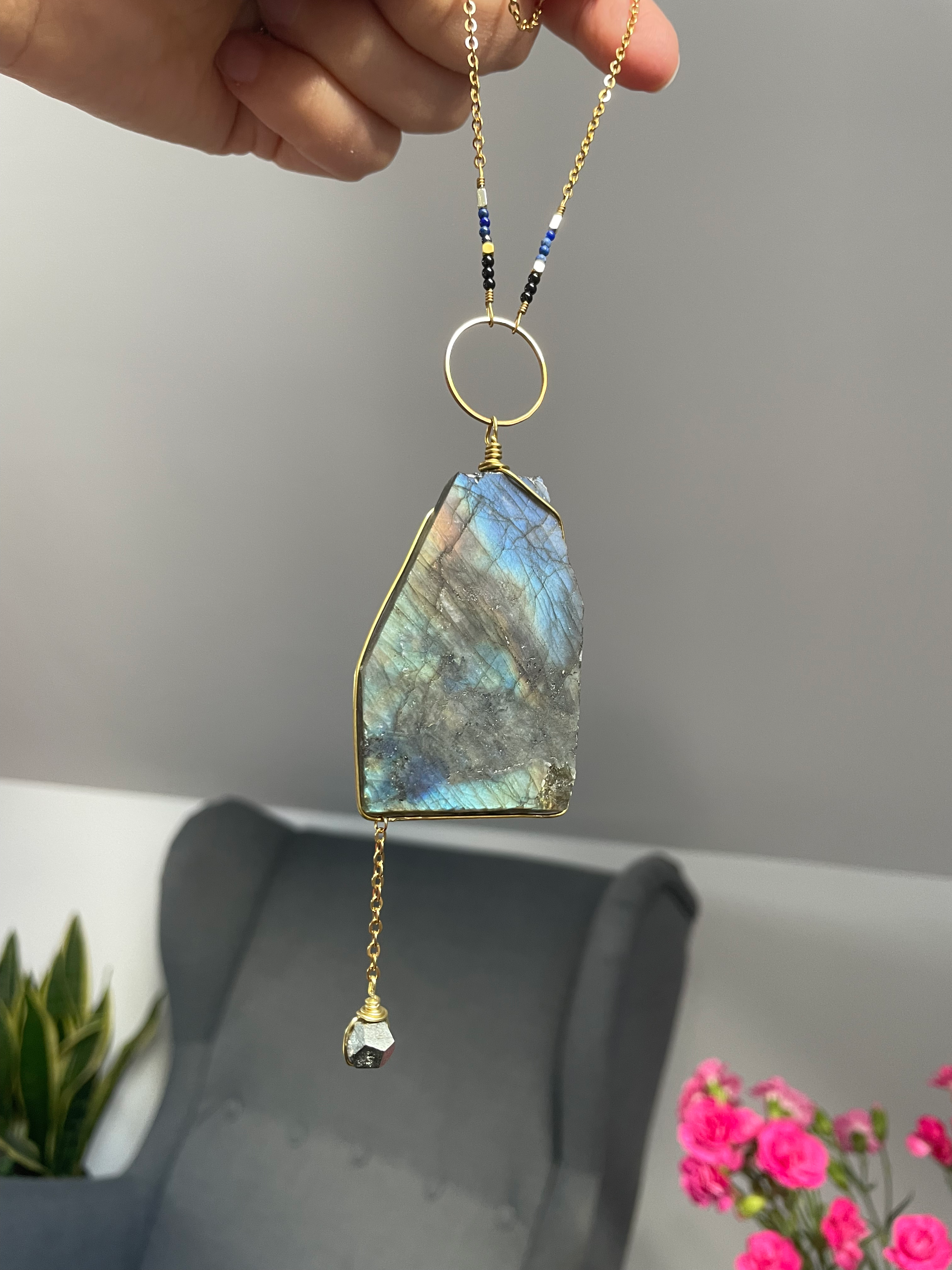 Naszyjnik z Labradorytem