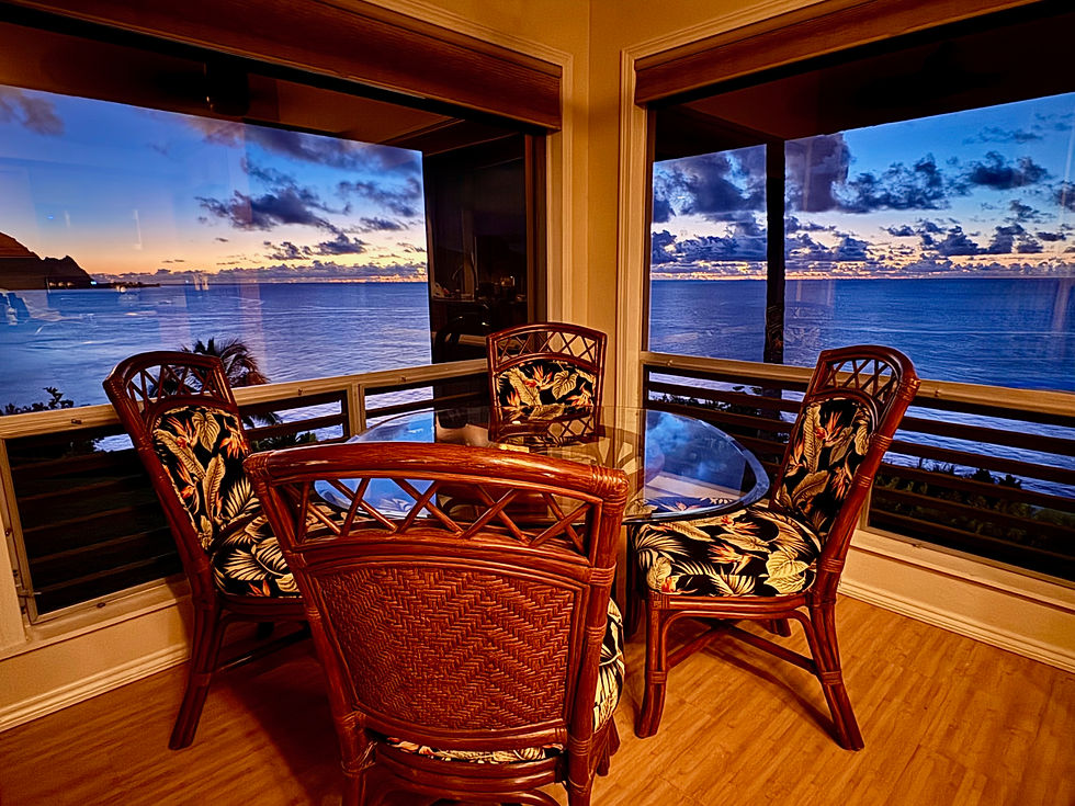 View from Dining Area