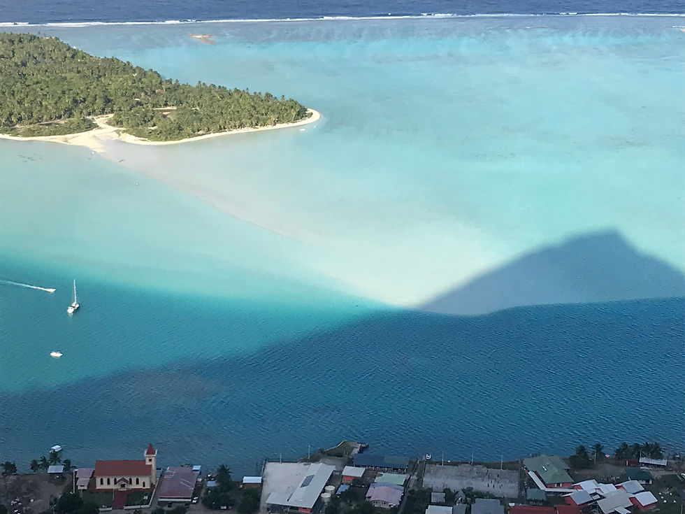 Maupiti vu d'en haut