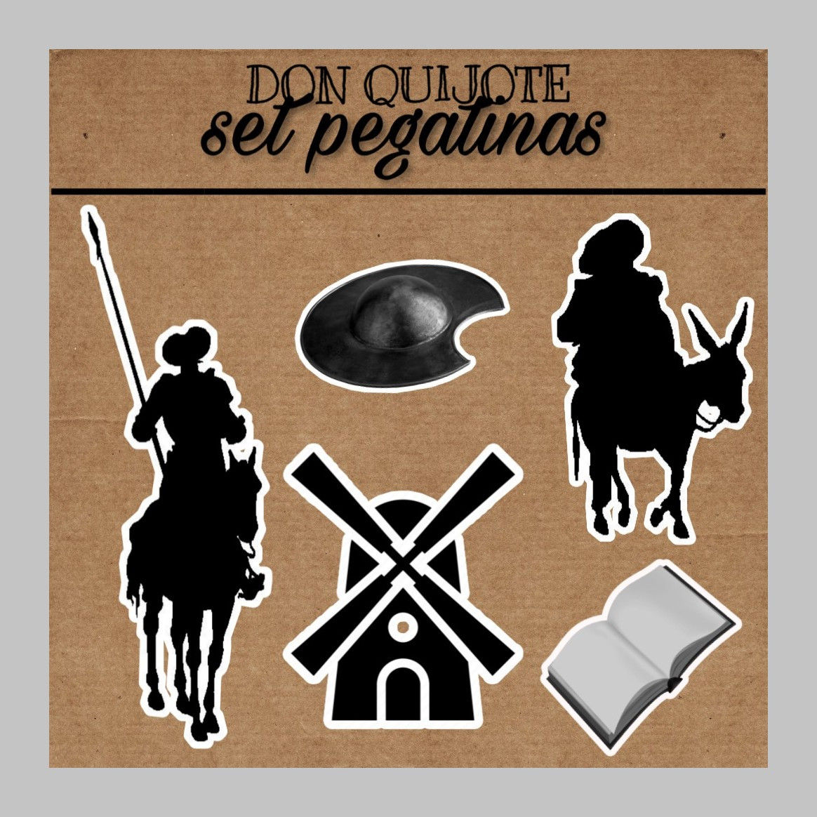 Set pegatinas DonQuijote