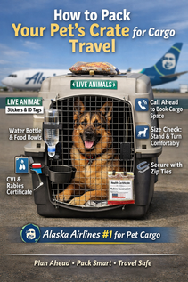 How to Pack Your Pet’s Crate for Cargo Travel (Without Losing Your Mind)