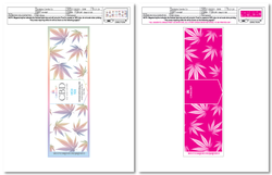 Technical layout for label