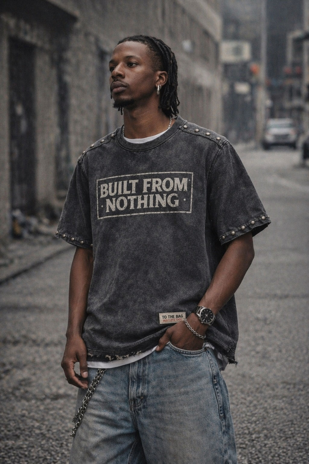 Built From Nothing™ Heavyweight Studded shirt – 330 GSM