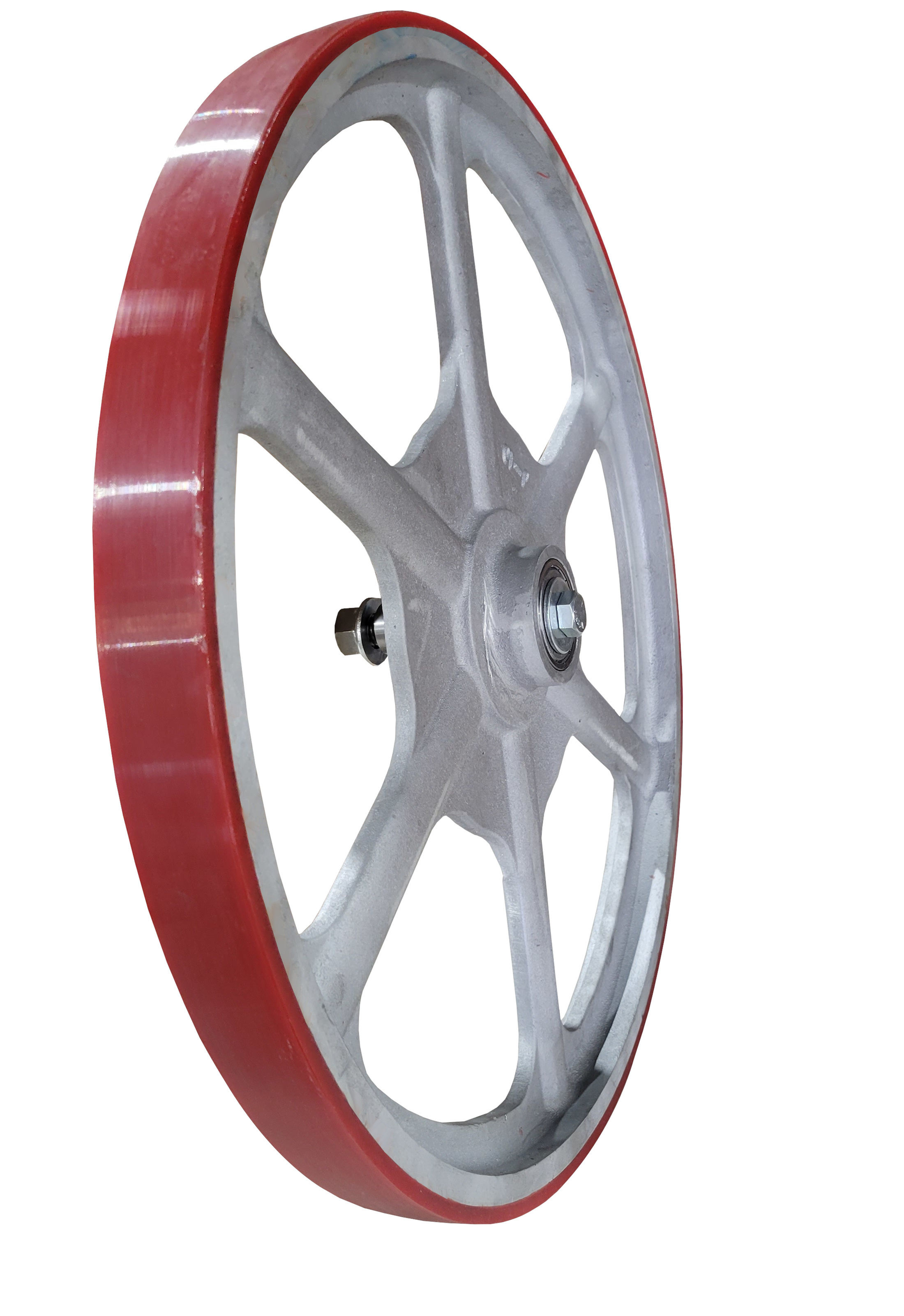 Part 2A08U - UPPER WHEEL ASSEMBLY - Wheel, axle, bearings, snap rings and stud