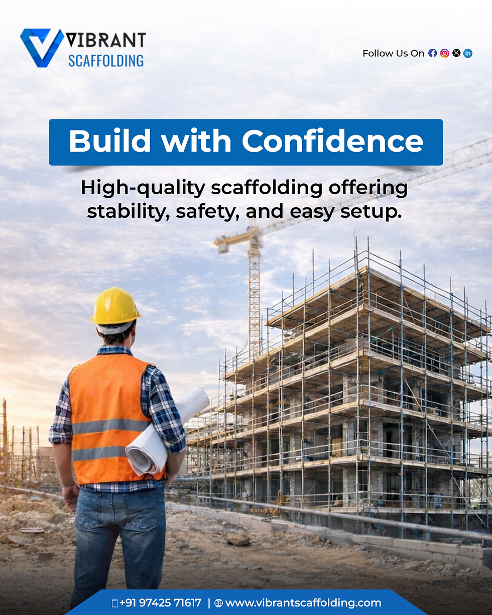 Powering Efficient Project Delivery with Reliable Scaffolding Systems for Every Stage of Construction in Bangalore
