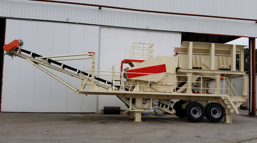 Centrale de concassage mobile