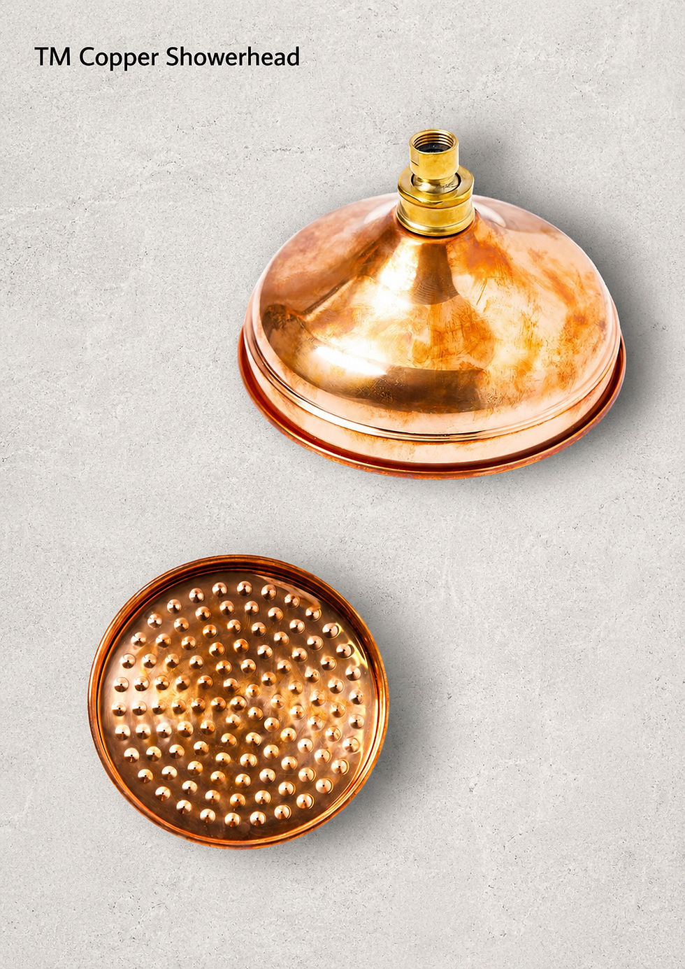 Thumbnail: Waves Hot & Cold Copper Outdoor Shower Kit with Shower Head