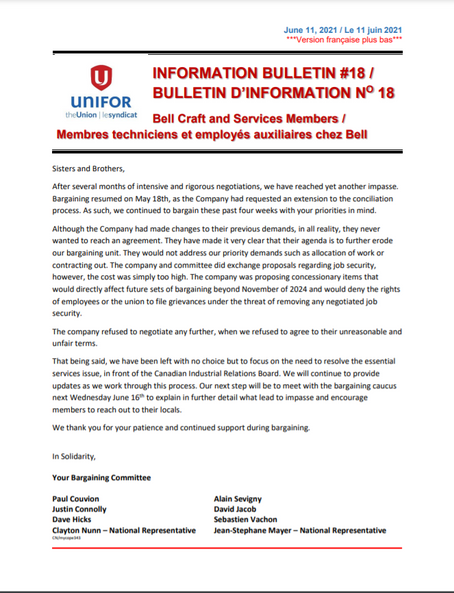 Bell Bulletin #18