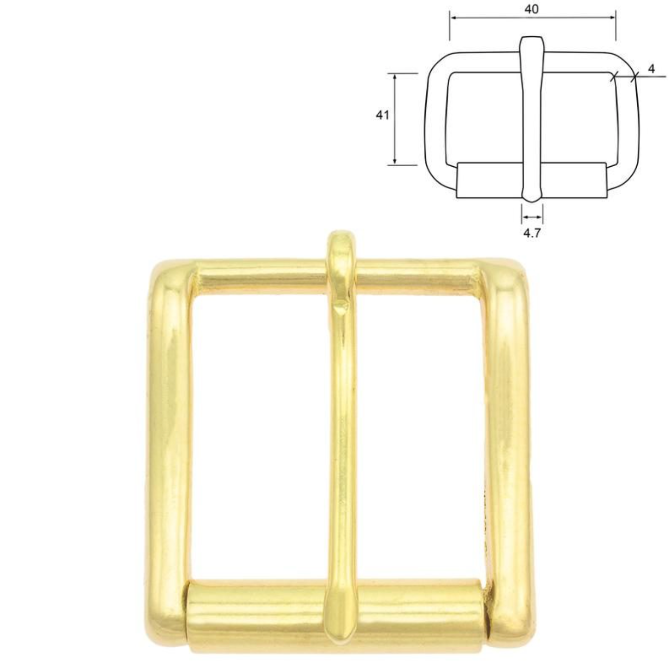 Boucle de ceinture 40mm