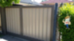Colorbond Sliding Gate
