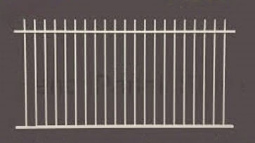 Aluminium Rod Top Fence Kit (Complete Panel)