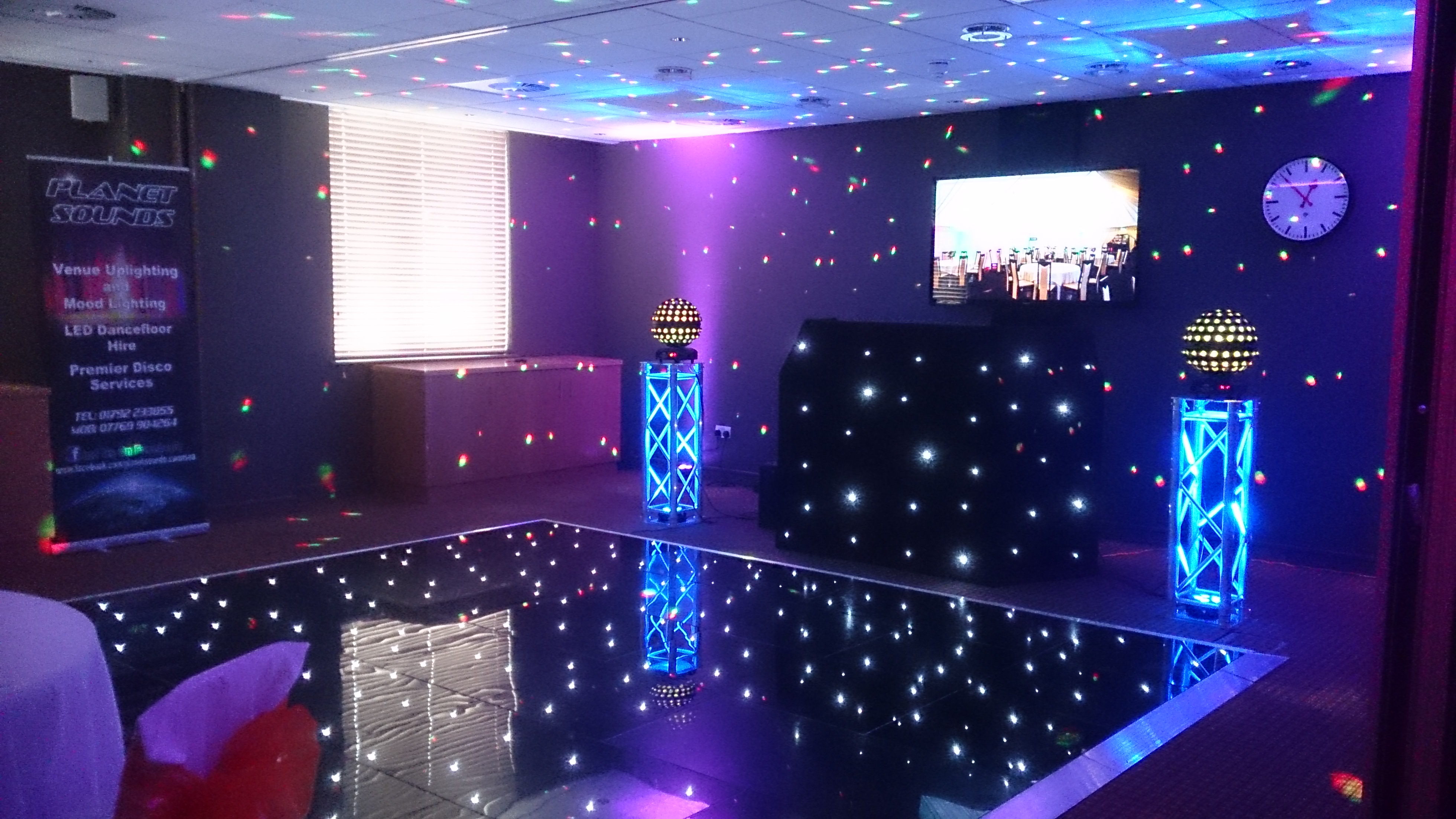 Starlit Events Dance floor Hire Starlight dance floors South Wales