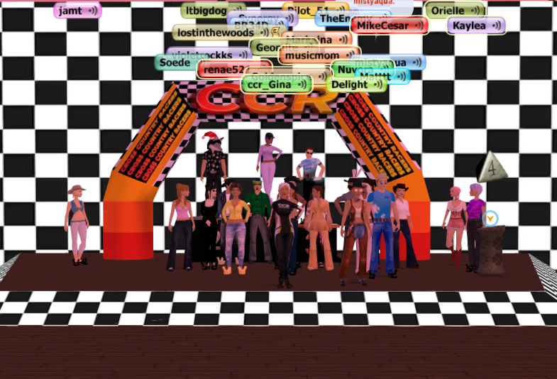 CCR Racers Standing at the Finish Line