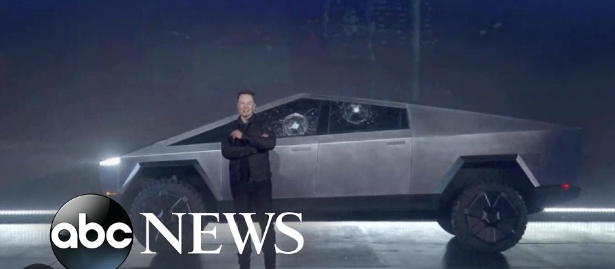 Tesla SUV araç lansmanında camı kırıldı