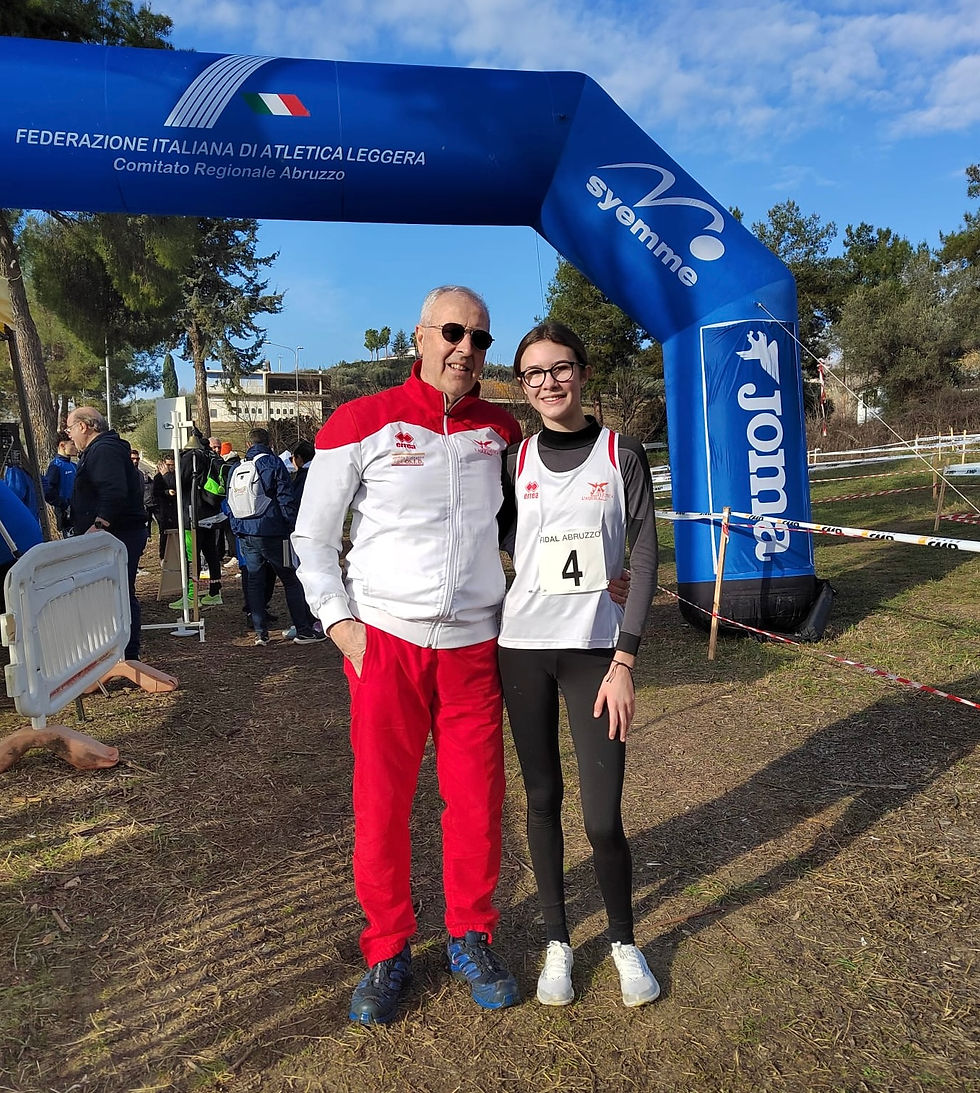 Camilla Oliva vince la campestre Cadette e conquista l’ammissione ai Campionati Italiani. Francesco Panella medaglia d’argento Campionato Regionale Juniores. Squadra allievi al 2° posto regionale.