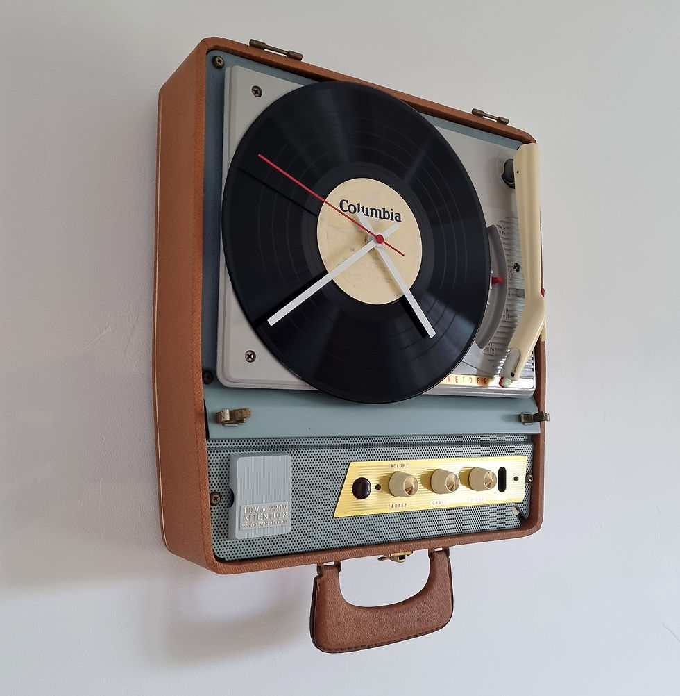 Miniature : Horloge Platine Vinyle 09