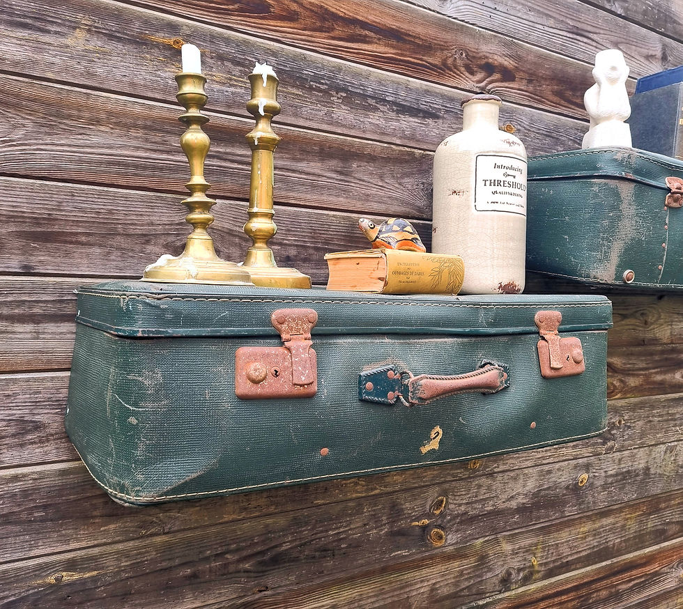 Thumbnail: Etagère Valise Vintage Murale 10