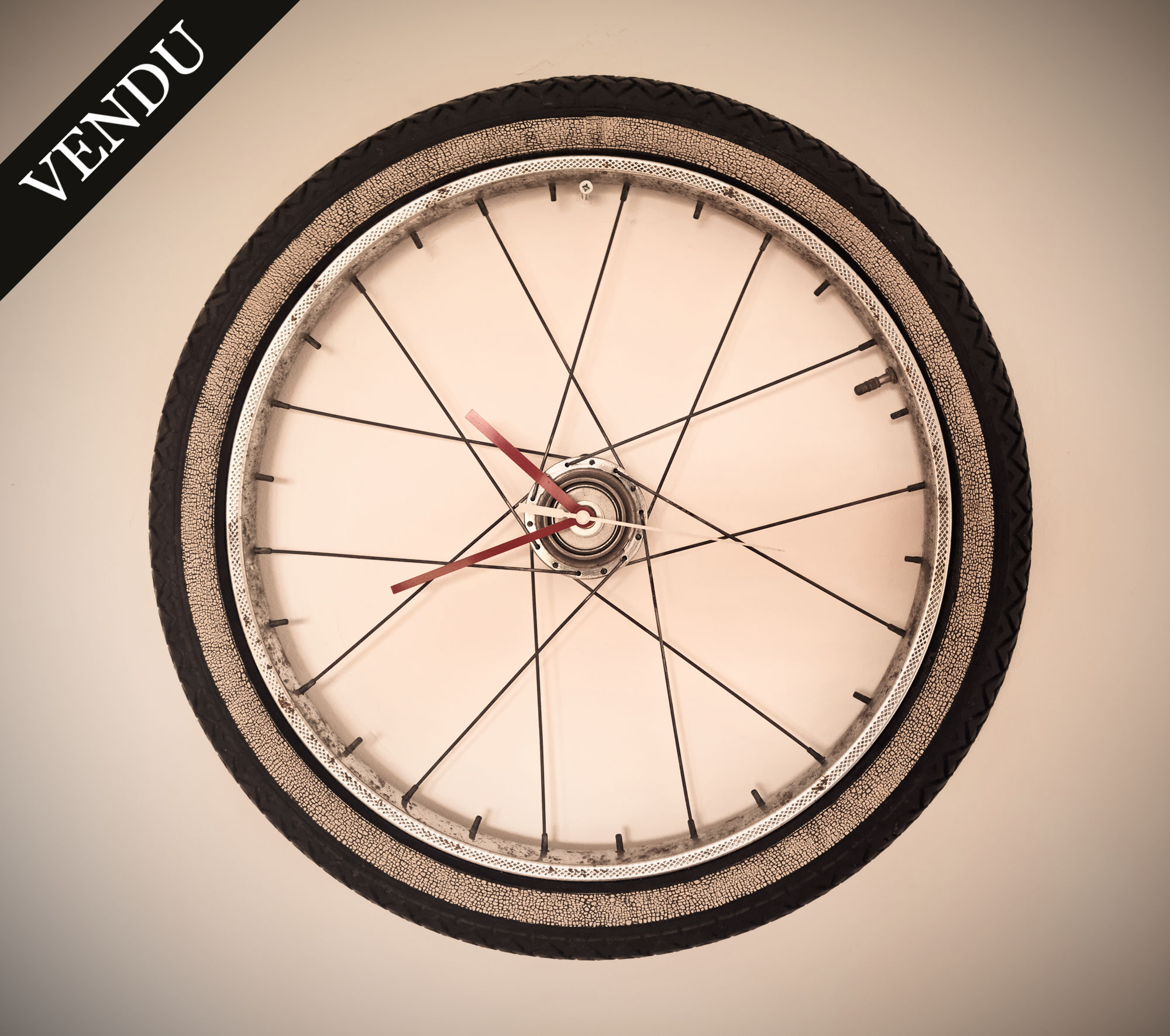 Bike Wheel Clock