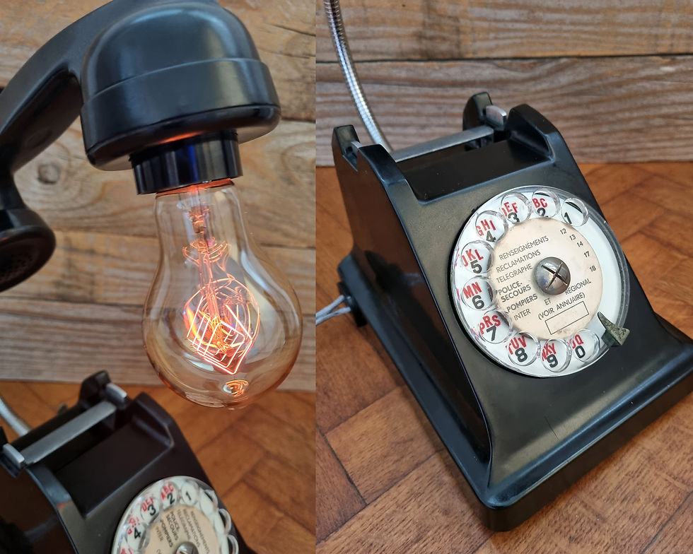 Miniature : Lampe Téléphone Rétro 10