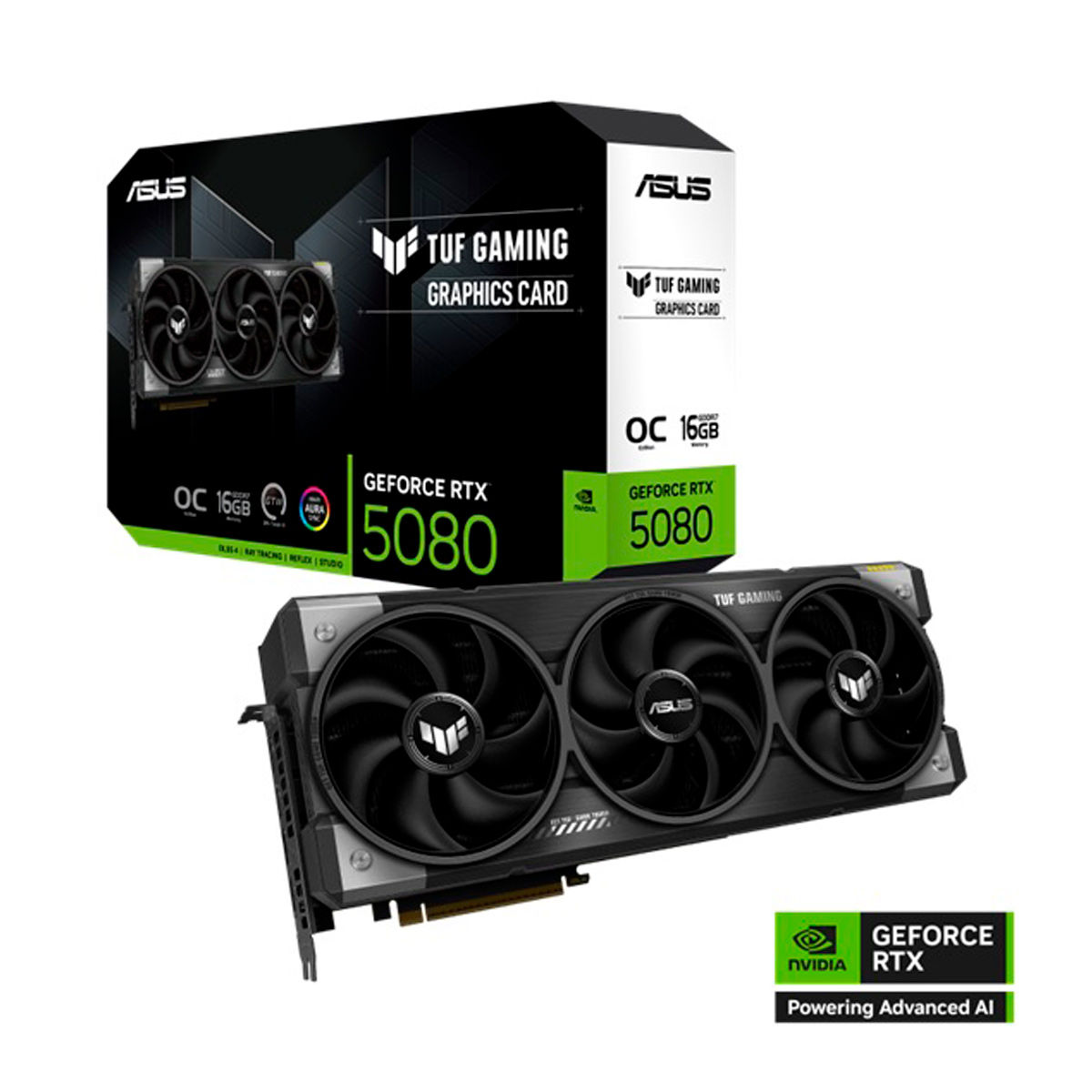 TARJETA DE VIDEO ASUS (TUF-RTX5080-O16G-GAMING) 16GB GDDR7