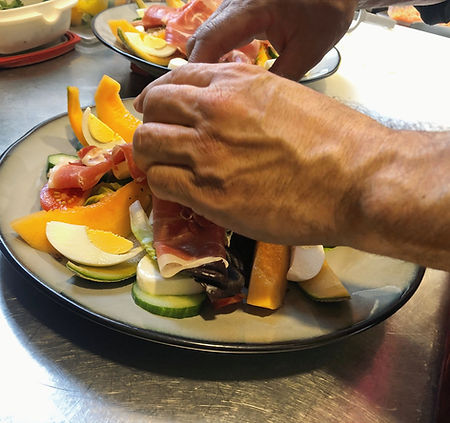 Notre chef en plein dressage