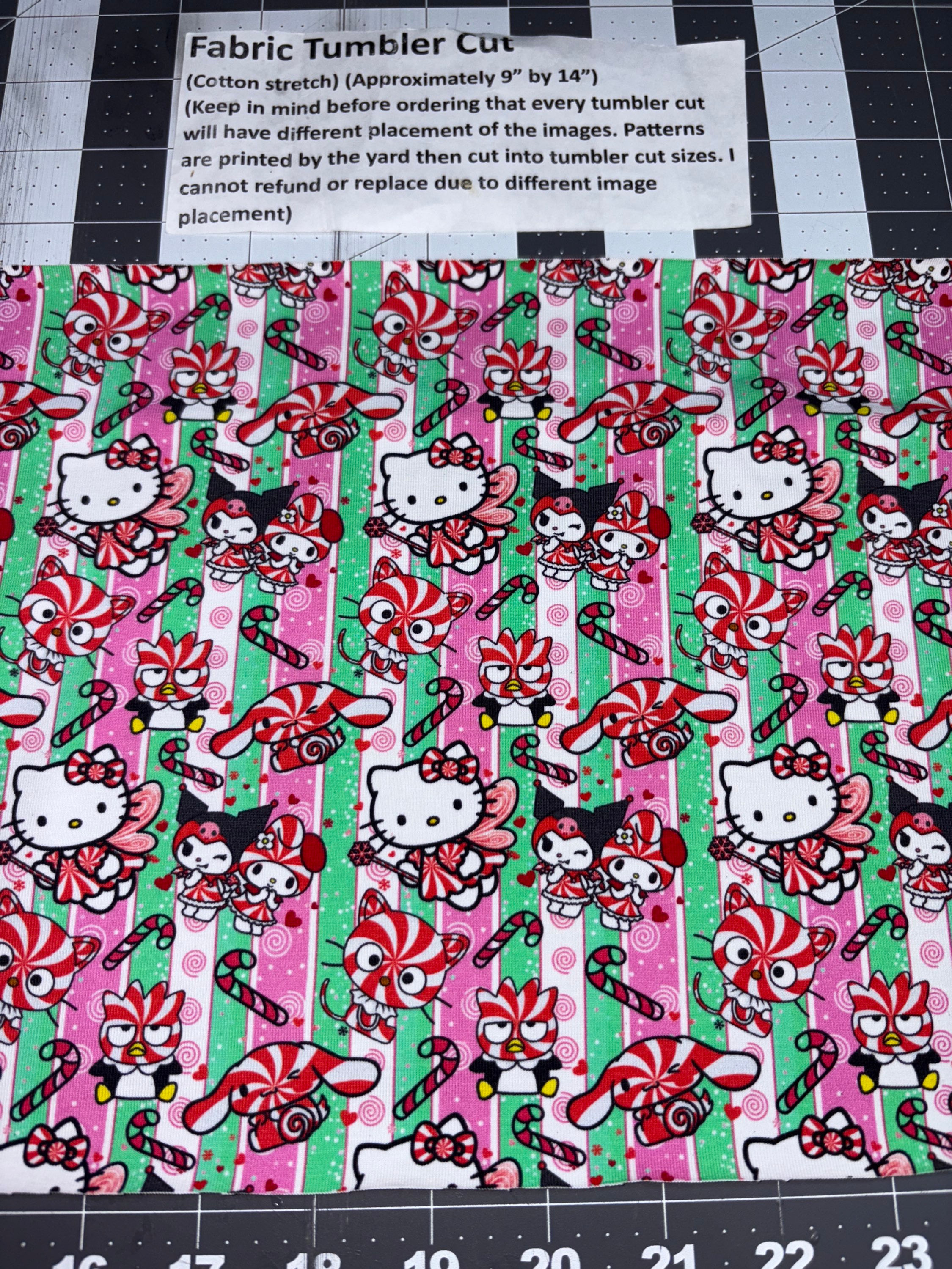 Hello K Candy Cane Christmas 