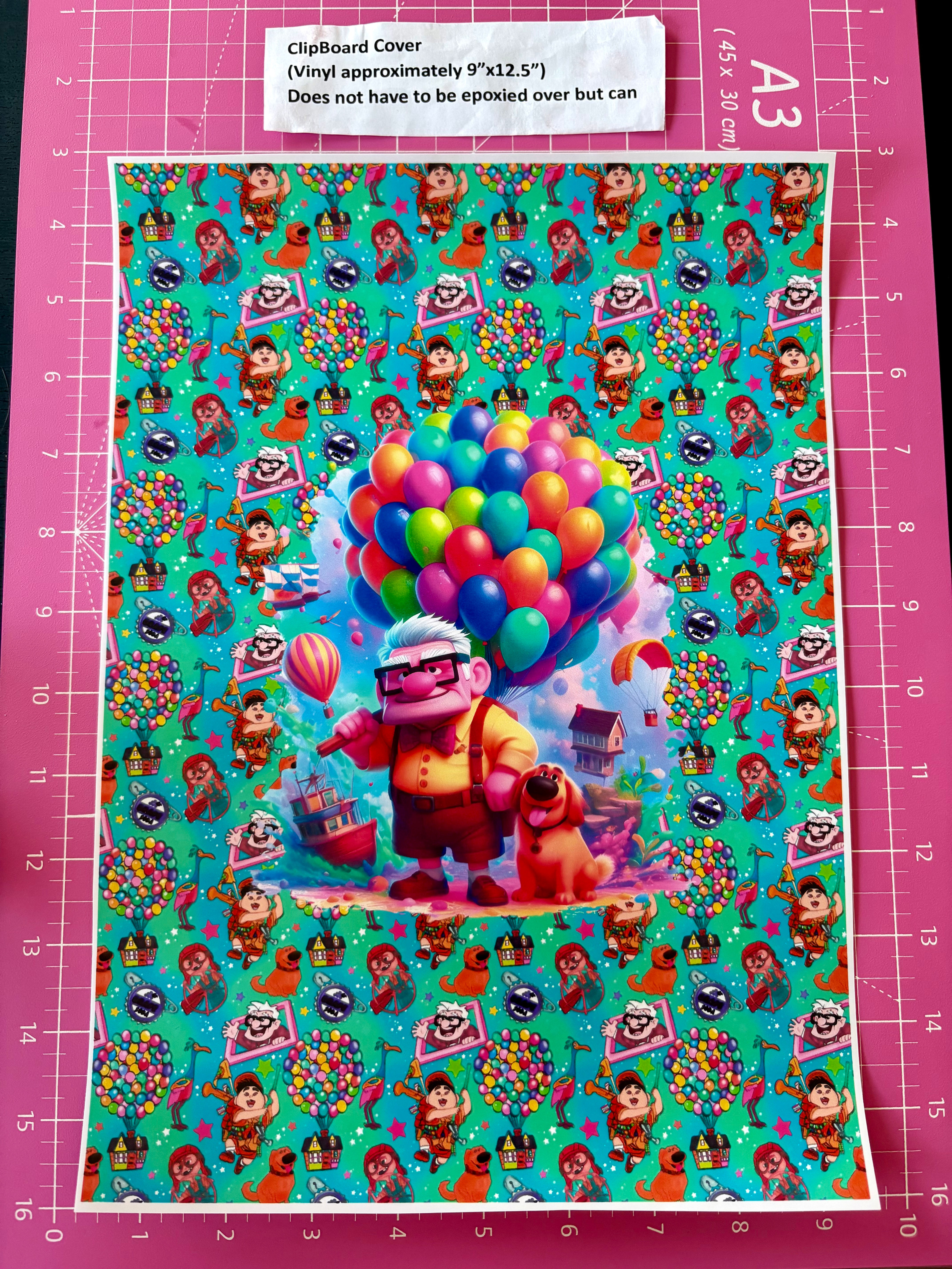 Clipboard Cover Vinyl- UP Bold